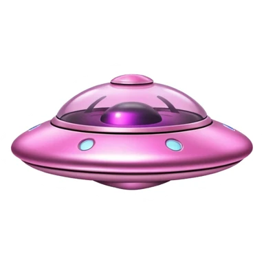 pink UFO sticker