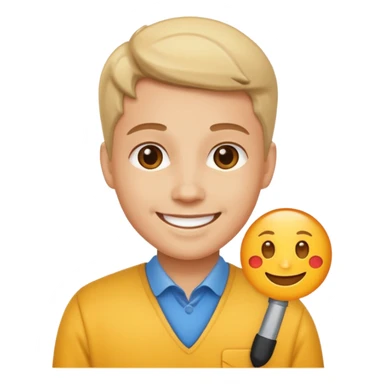 helpful person, one person sticker