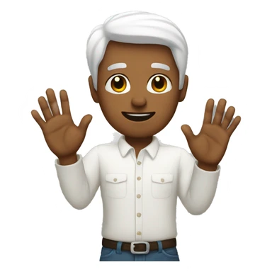 Ls with hands sticker