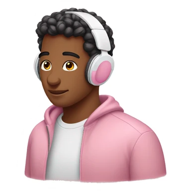 Pink AirPods Max sticker