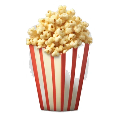 single popped popcorn sticker