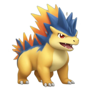 Typhlosion sticker