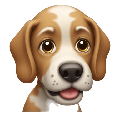 A dog pooping sticker