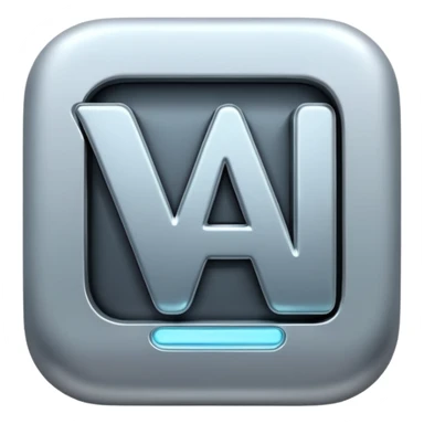 AI just leters sticker