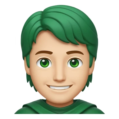 Lloyd garmadon from  LEGO Ninjago if he was humanized, emoji style sticker