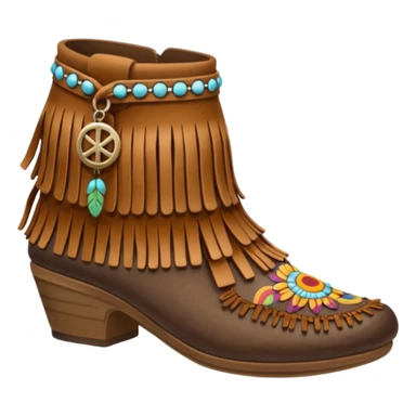 Hippie shoes sticker