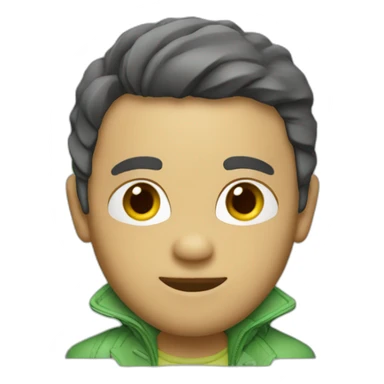 light green leather jacket sticker