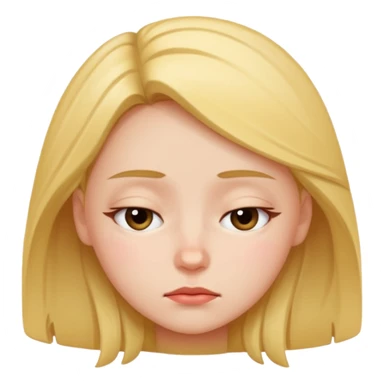 sleepy love face sticker