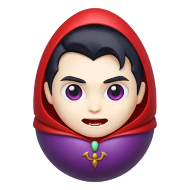 vampire easter egg cute sticker