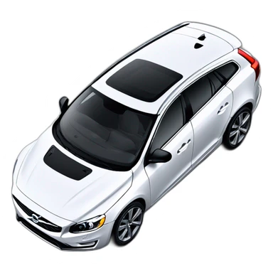 volvo v60 white sticker