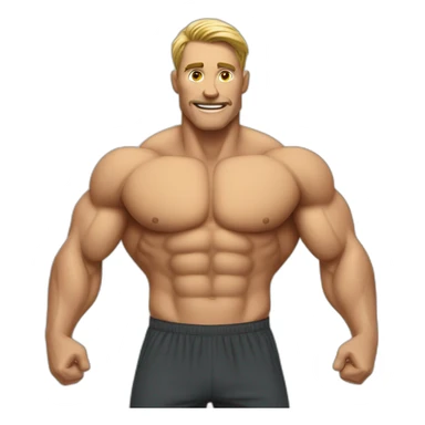 Sport de musculation sticker