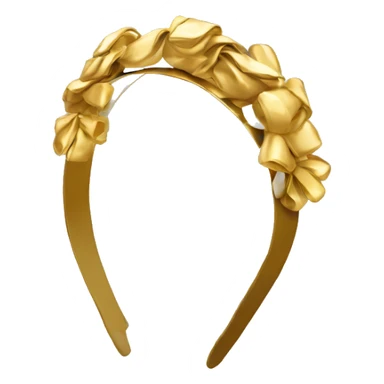 A gold headband with 2025 attached to the top of the headband no person sticker
