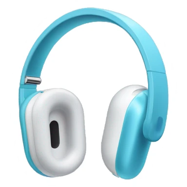 Blue AirPods Max sticker