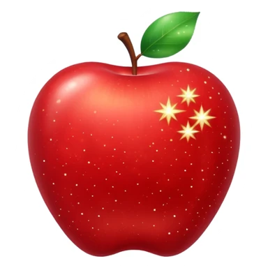 apple-emoji like stardust sparkles sticker