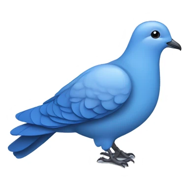 blue dove  sticker