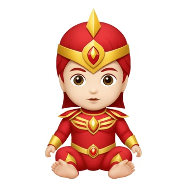 baby shaktimaan  sticker