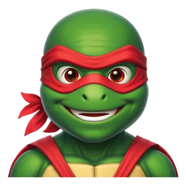 Ninja turtles in emojis sticker