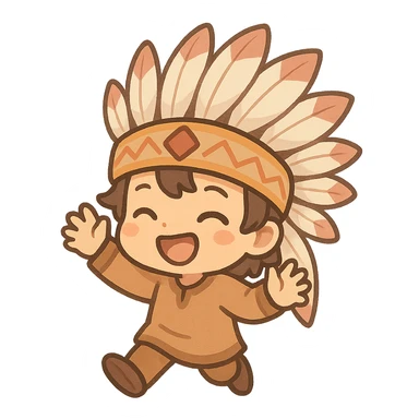 a chief's hat, playful and cartoonish, plain background sticker