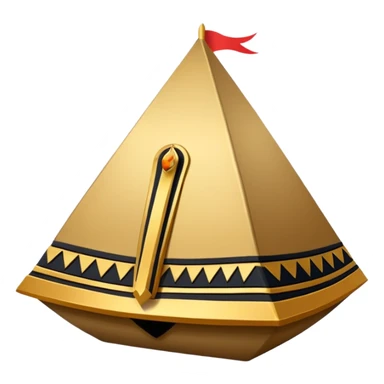 taştan yapılmıs Egyptian heykel sticker