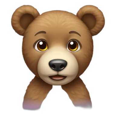 Nounours sticker