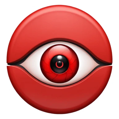 Only the Itachi Uchiha Mangekyo sharingan eye  sticker