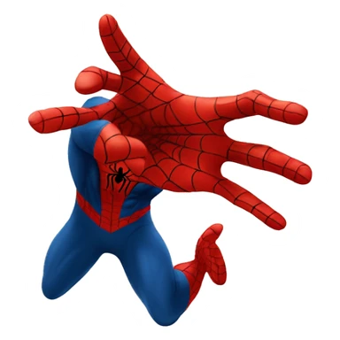 spider man hand emoji sticker