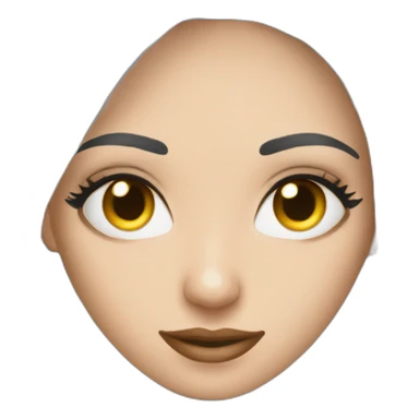 false-lashes sticker