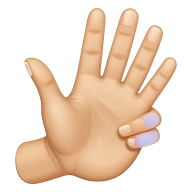 3 finger no like peace but thumb is up sticker