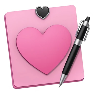 Girly sticky note
 sticker