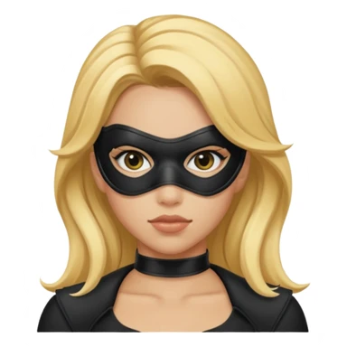 black canary with eye mask sticker