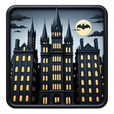 Big building gotham sticker