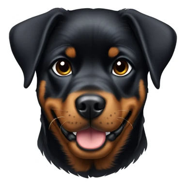 Rottweiler puppy sticker