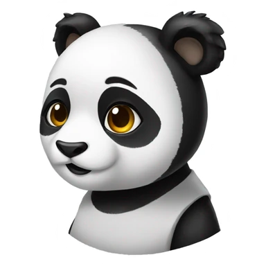Panda glamour  sticker