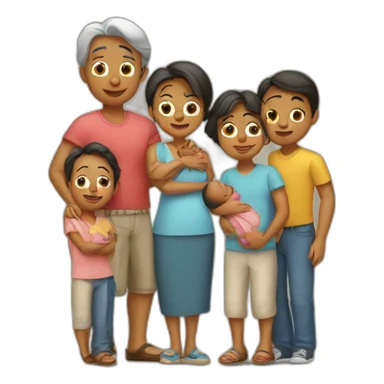 MAMA EN FAMILIA sticker