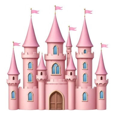 Little Pink castle sticker