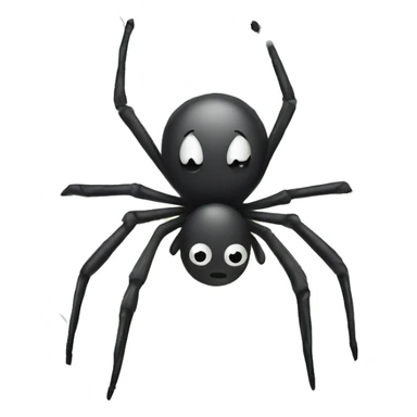 Spider on a spider web sticker