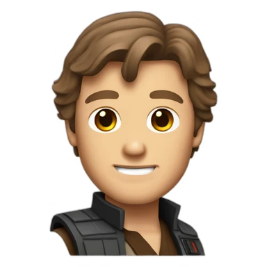 Han solo star wars sticker