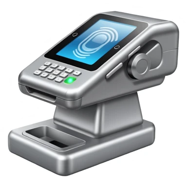 Biometric Scaner sticker