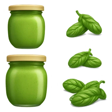 pesto sauce jar sticker