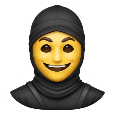 The robber emoji sticker