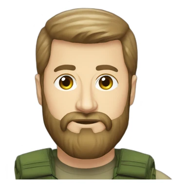 Ramzan kadyrov big beard sticker