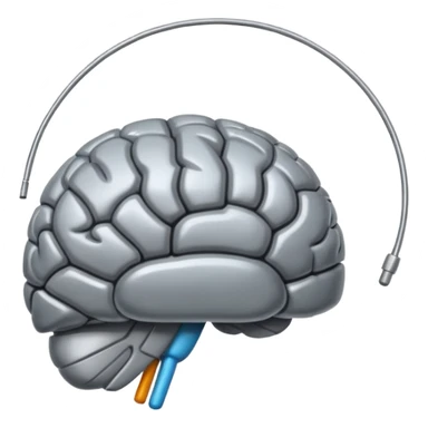gray/metal brain sticker