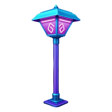 cyberpunk streetlight sticker