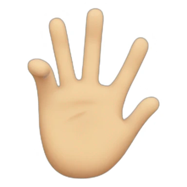 Avatar show hand like 🫶 sticker