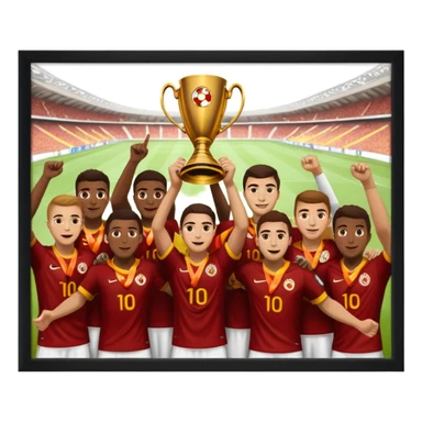 Galatasaray ın aldıgı uefa kupası sticker
