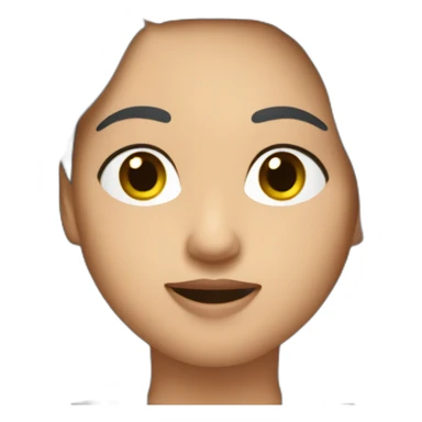 Vilma nuñez escribiendo sticker