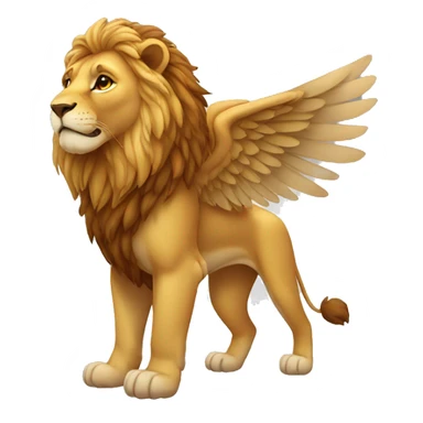 Lion with wings  sticker