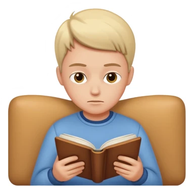 책 읽는 사람 sticker