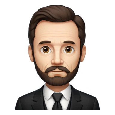 Abraham Lincoln front view sticker