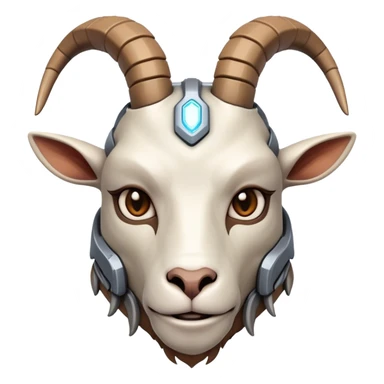 Cybernetic Goat(Ram) man sticker